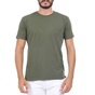 BATTERY-Ανδρική μπλούζα BATTERY SOLID GARMENT DYE χακί
