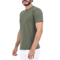 BATTERY-Ανδρική μπλούζα BATTERY SOLID GARMENT DYE χακί