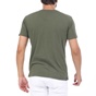 BATTERY-Ανδρική μπλούζα BATTERY SOLID GARMENT DYE χακί