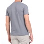 BATTERY-Ανδρικό t-shirt BATTERY FLAMA γκρι