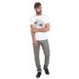 BATTERY-Ανδρικό t-shirt BATTERY FLAMA λευκό