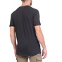 BATTERY-Ανδρικό t-shirt BATTERY WASHED μαύρο