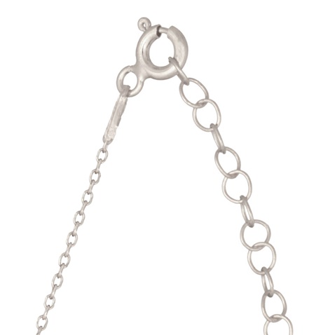 JEWELTUDE-Γυναικείο ασημένιο κοντό κολιέ JEWELTUDE 15728 τιρκουάζ