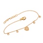 JEWELTUDE-Γυναικείο ασημένιο βραχιόλι JEWELTUDE 15802 επίχρυσο