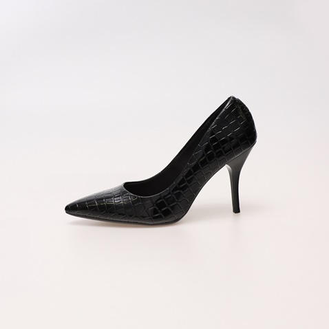 BEIRA RIO-Γυναικείες γόβες BEIRA RIO 4219-1880-514 μαύρο snakeskin