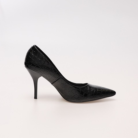 BEIRA RIO-Γυναικείες γόβες BEIRA RIO 4219-1880-514 μαύρο snakeskin