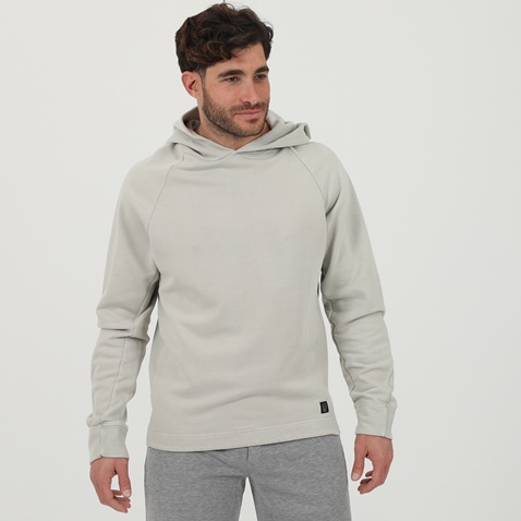 DIRTY LAUNDRY-Ανδρική φούτερ μπλούζα DIRTY LAUNDRY DLMH1121F ACID RAGLAN SHAPED γκρι