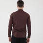 DIRTY LAUNDRY-Ανδρικό πουκάμισο DIRTY LAUNDRY DLMS0521F REGULAR DOBBY μοβ