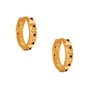JEWELTUDE-Γυναικεία σκουλαρίκια κρίκοι JEWELTUDE 14116 επίχρυσα