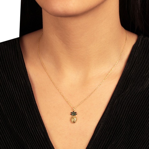 JEWELTUDE-Γυναικείο κολιέ JEWELTUDE 15622 επίχρυσο