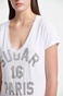 SUGARFREE-Γυναικεία κοντομάνικη μπλούζα SUGARFREE 22812245 λευκή