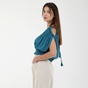 ATTRATTIVO-Γυναικείο cropped top ATTRATTIVO 9914704 πετρόλ