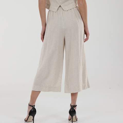 ATTRATTIVO-Γυναικεία cropped παντελόνα 'ALE 9914749 εκρού