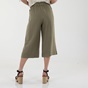 ATTRATTIVO-Γυναικεία cropped παντελόνα 'ALE 9914749 χακί