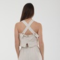 ATTRATTIVO-Γυναικείο cropped top ATTRATTIVO 9914750 εκρού
