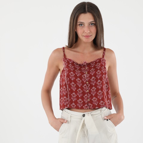 ATTRATTIVO-Γυναικείο cropped top ATTRATTIVO 9914752 πορτοκαλί