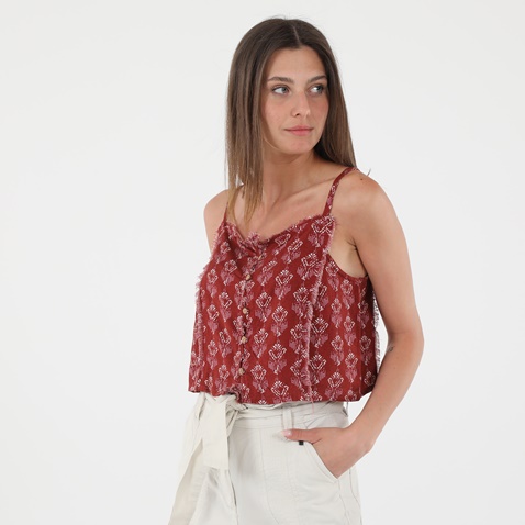 ATTRATTIVO-Γυναικείο cropped top ATTRATTIVO 9914752 πορτοκαλί