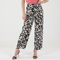'ALE-Γυναικεία jupe culotte 'ALE 81002024 ασπρόμαυρη floral