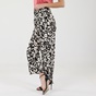 'ALE-Γυναικεία jupe culotte 'ALE 81002024 ασπρόμαυρη floral