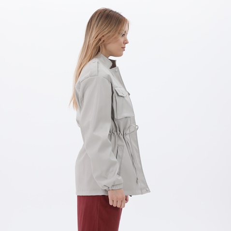 ATTRATTIVO-Γυναικείο jacket ATTRATTIVO 9913444 γκρι
