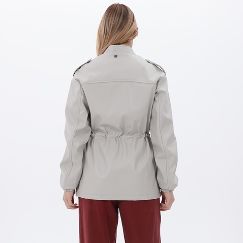 ATTRATTIVO-Γυναικείο jacket ATTRATTIVO 9913444 γκρι