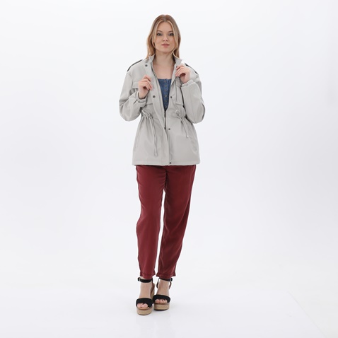 ATTRATTIVO-Γυναικείο jacket ATTRATTIVO 9913444 γκρι
