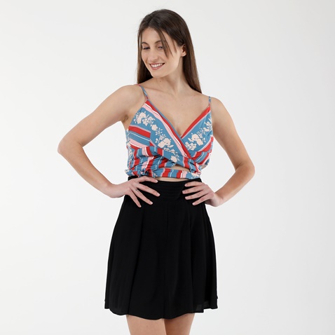 ATTRATTIVO-Γυναικείο cropped top ATTRATTIVO 91357299 μπλε κόκκινο 