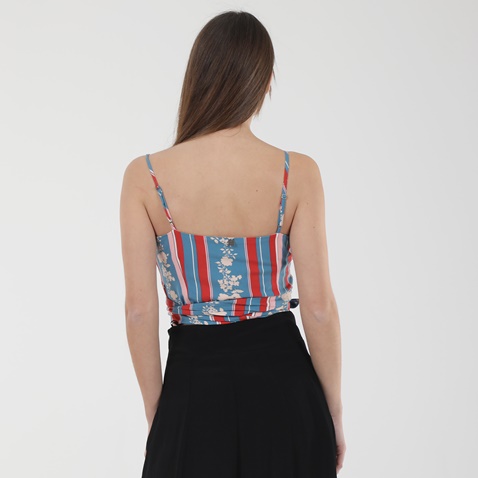 ATTRATTIVO-Γυναικείο cropped top ATTRATTIVO 91357299 μπλε κόκκινο 
