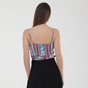 ATTRATTIVO-Γυναικείο cropped top ATTRATTIVO 91357299 μπλε κόκκινο 