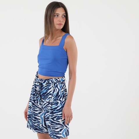 ATTRATTIVO-Γυναικείο cropped top ATTRATTIVO 92580369C μπλε