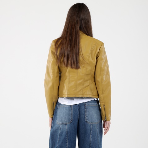 ATTRATTIVO-Γυναικείο jacket ATTRATTIVO 9913448 μουσταρδί