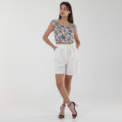 ATTRATTIVO-Γυναικείο cropped top ATTRATTIVO 9913484 πολύχρωμο floral