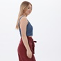 ATTRATTIVO-Γυναικείο croppet top ATTRATTIVO 9913593 μπλε denim