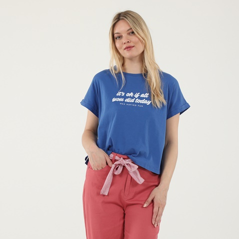 ATTRATTIVO-Γυναικείο t-shirt ATTRATTIVO 9914217 μπλε