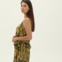 'ALE-Γυναικείο top 'ALE 81374470 πράσινο κίτρινο floral