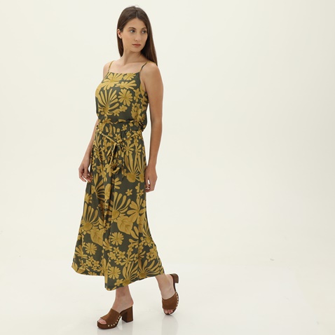 'ALE-Γυναικείο top 'ALE 81374470 πράσινο κίτρινο floral
