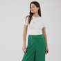 'ALE-Γυναικείο cropped top 'ALE 82887279 κρεμ
