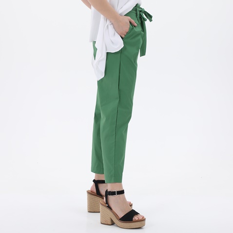 'ALE-Γυναικείο cropped παντελόνι 'ALE 8913875 πράσινο