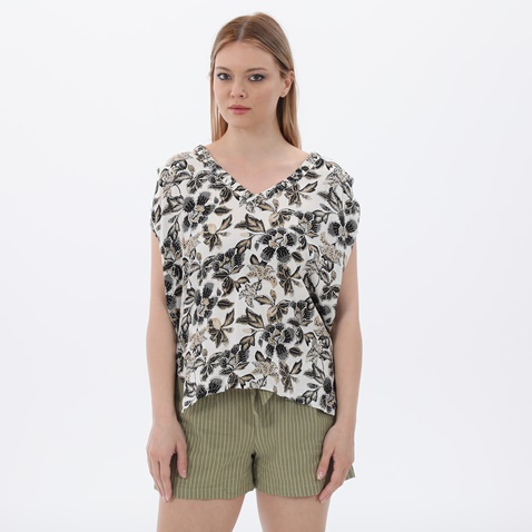 'ALE-Γυναικεία μπλούζα 'ALE 8914776 εκρού floral