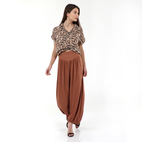 'ALE-Γυναικείο cropped πουκάμισο 'ALE 8914720 πολύχρωμο 