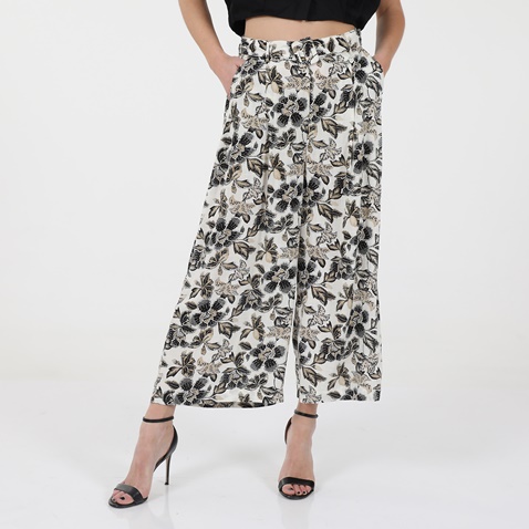 'ALE-Γυναικεία ζιπ κυλότ 'ALE 8914777 λευκή floral