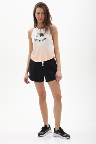 UNDER ARMOUR-Γυναικείο αθλητικό σορτσάκι UNDER ARMOUR 1376257 Rival Fleece Short μαύρο