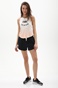 UNDER ARMOUR-Γυναικείο αθλητικό σορτσάκι UNDER ARMOUR 1376257 Rival Fleece Short μαύρο