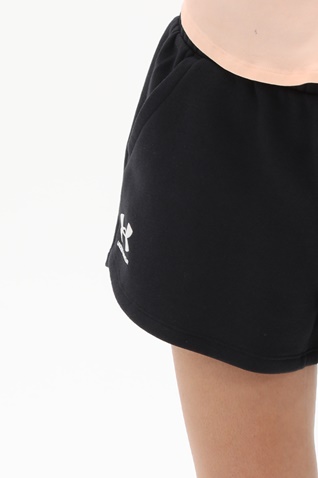 UNDER ARMOUR-Γυναικείο αθλητικό σορτσάκι UNDER ARMOUR 1376257 Rival Fleece Short μαύρο