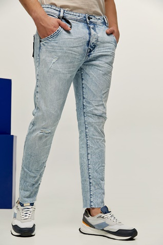 EDWARD JEANS-Ανδρικό jean παντελόνι EDWARD JEANS MP-D-JNS-S22-012 KRAMAR-KS μπλε ανοιχτό