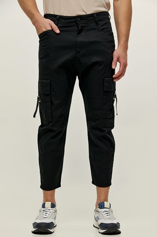 EDWARD JEANS-Ανδρικό cargo παντελόνι EDWARD JEANS MP-N-PNT-S22-009 RENNY-KL μαύρο