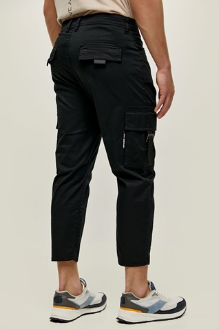EDWARD JEANS-Ανδρικό cargo παντελόνι EDWARD JEANS MP-N-PNT-S22-009 RENNY-KL μαύρο