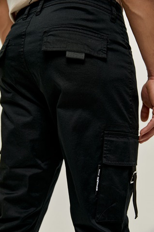 EDWARD JEANS-Ανδρικό cargo παντελόνι EDWARD JEANS MP-N-PNT-S22-009 RENNY-KL μαύρο