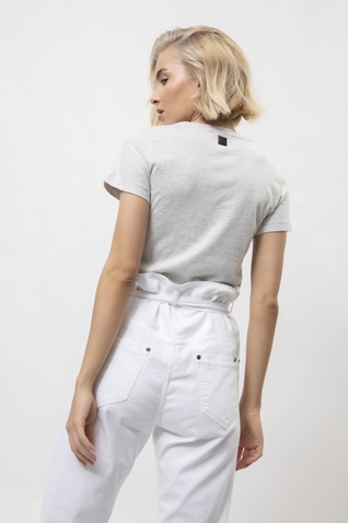 EDWARD JEANS-Γυναικείο t-shirt EDWARD JEANS WP-N-TOP-S20-007 VIVETTE λευκό