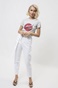 EDWARD JEANS-Γυναικείο t-shirt EDWARD JEANS WP-N-TOP-S20-007 VIVETTE λευκό